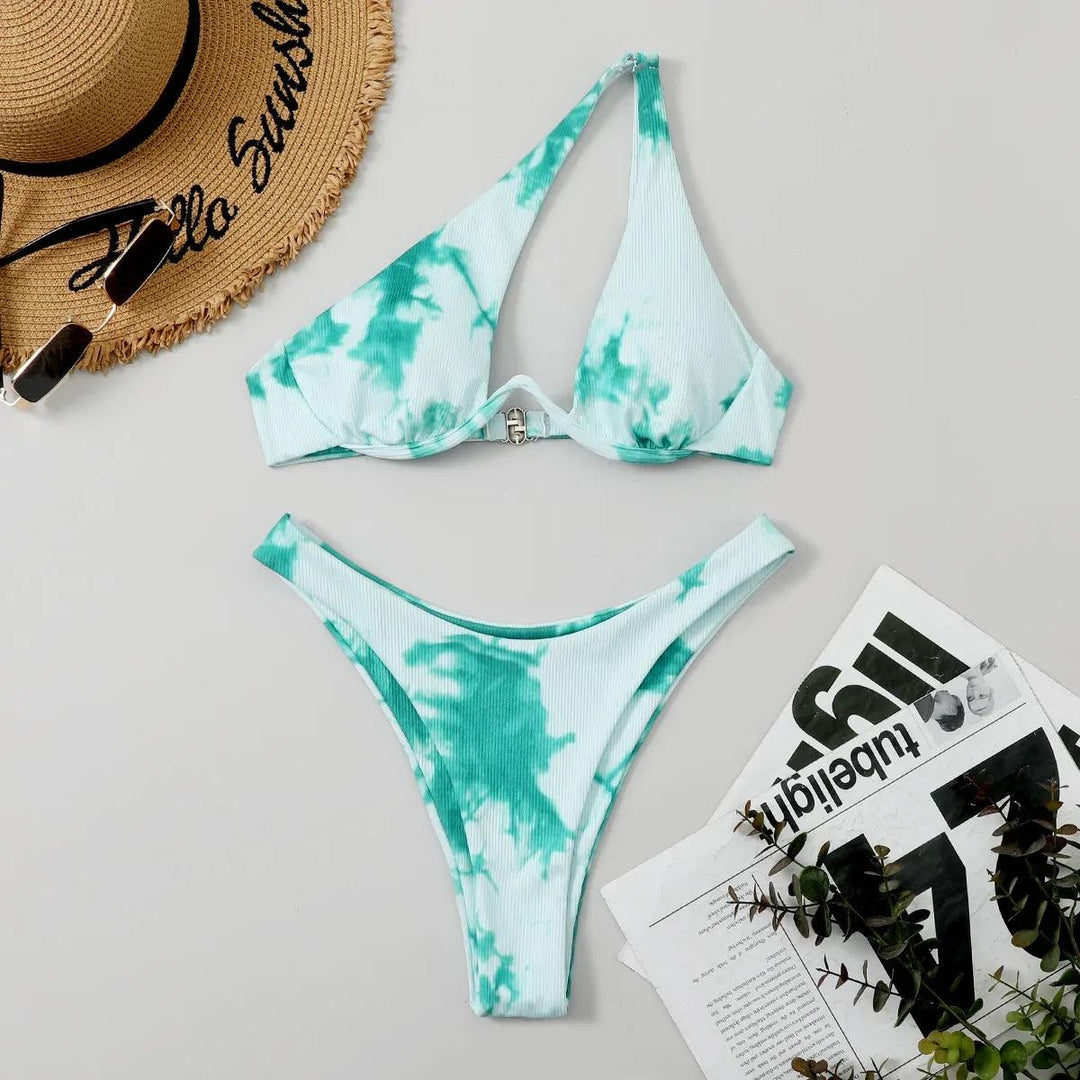 TROPICAL TWIRL BIKINI - Celestia Couture