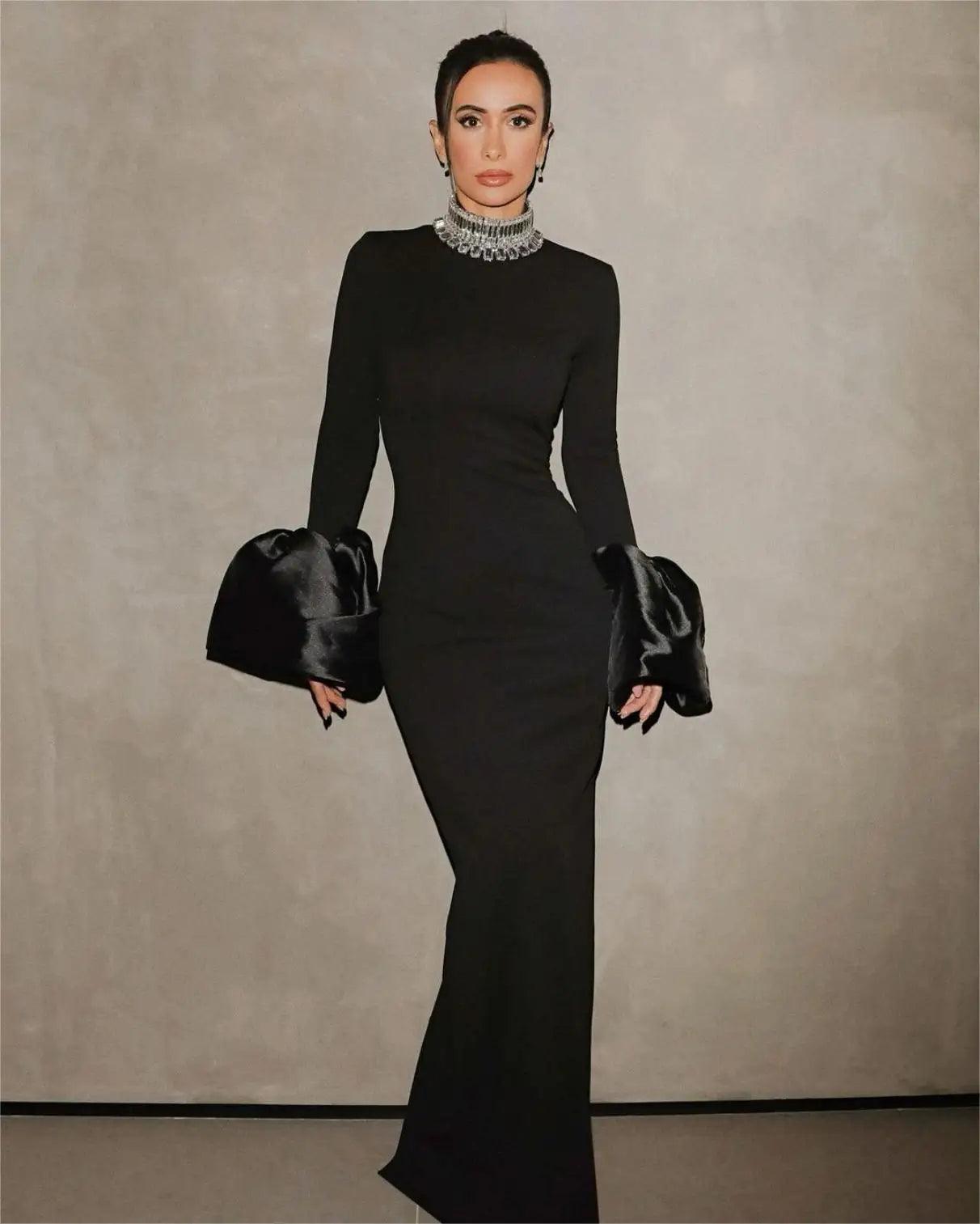 MONA ELEGANT EVENING DRESS - Celestial Couture