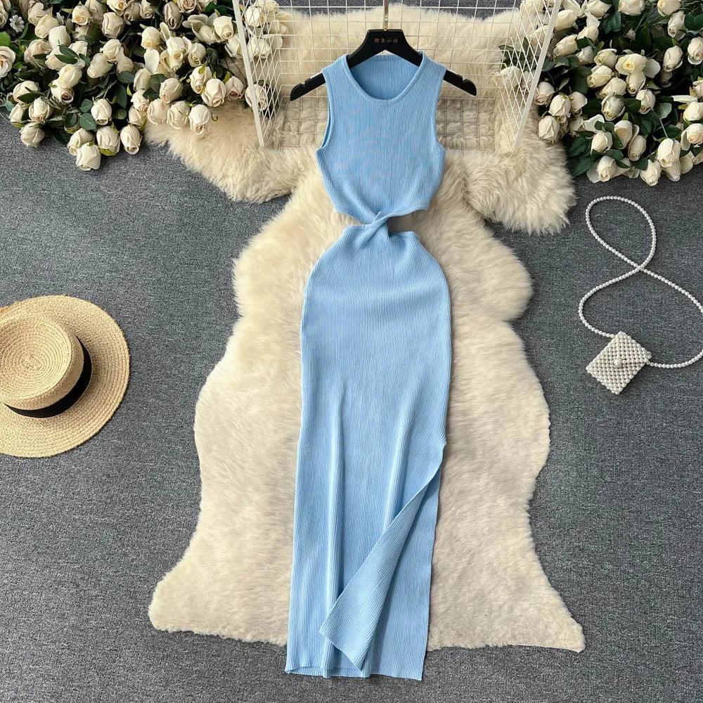 Elysian Knot Bodycon Dress - Celestia Couture