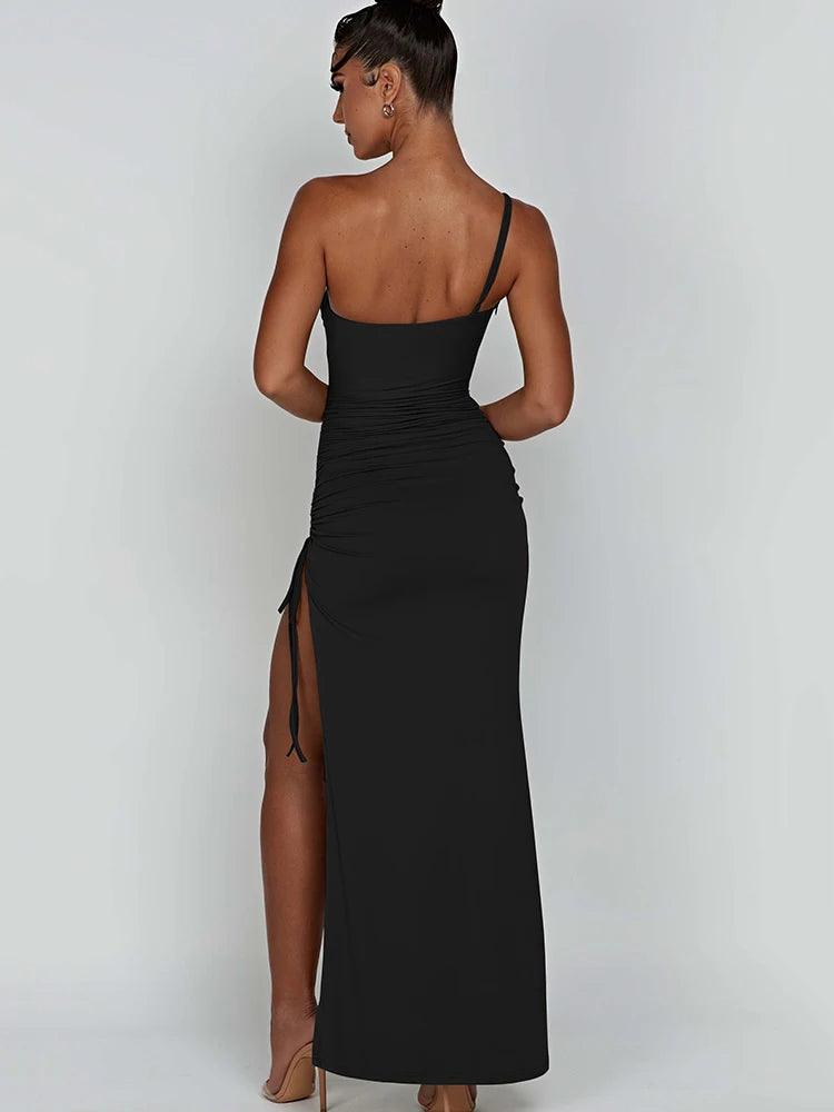 One Shoulder Dress - Celestia Couture