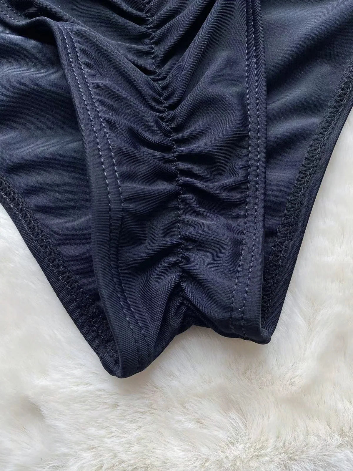 Blossom Noir Floral Monokini - Celestial Couture