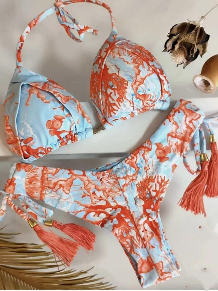 CORAL REEF BIKINI - Celestia Couture