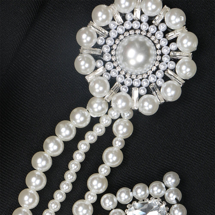 Lunar Pearl Mini Dress - Celestia Couture