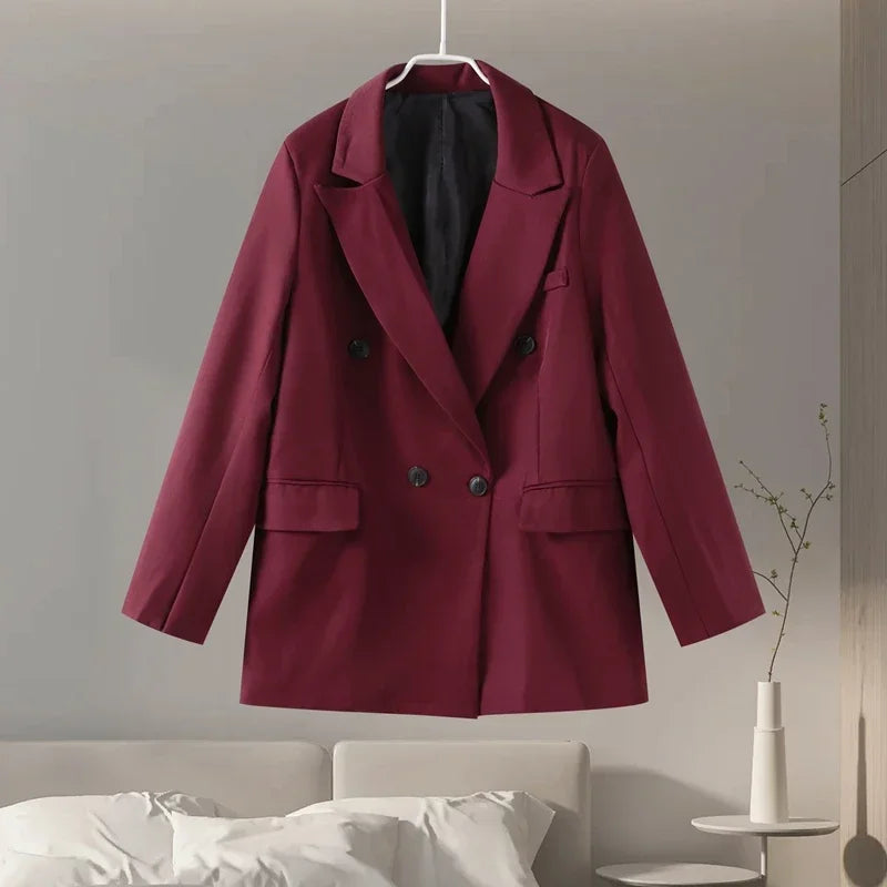 LIZA Wine Red Blazer