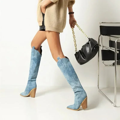 ODETTE  Denim Boots