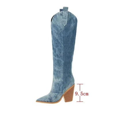 ODETTE  Denim Boots