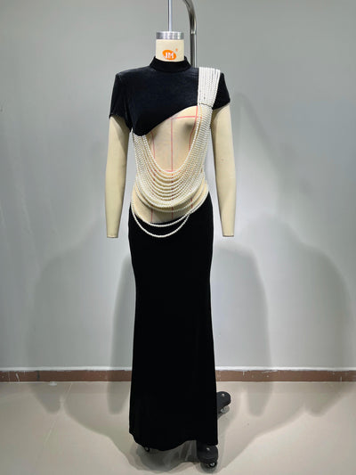 CELESCIAL CASCADE DRESS - Celestial Couture