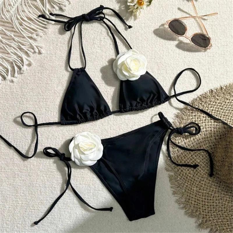 MELIS FLOWER BIKINI SET - Celestial Couture