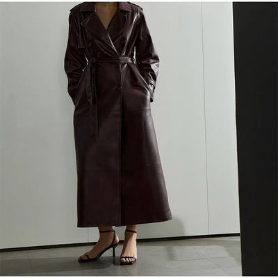 PALOMA Long  Leather Coat