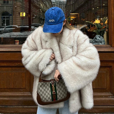VeluxeCo™ Luxe Winter Statement Coat