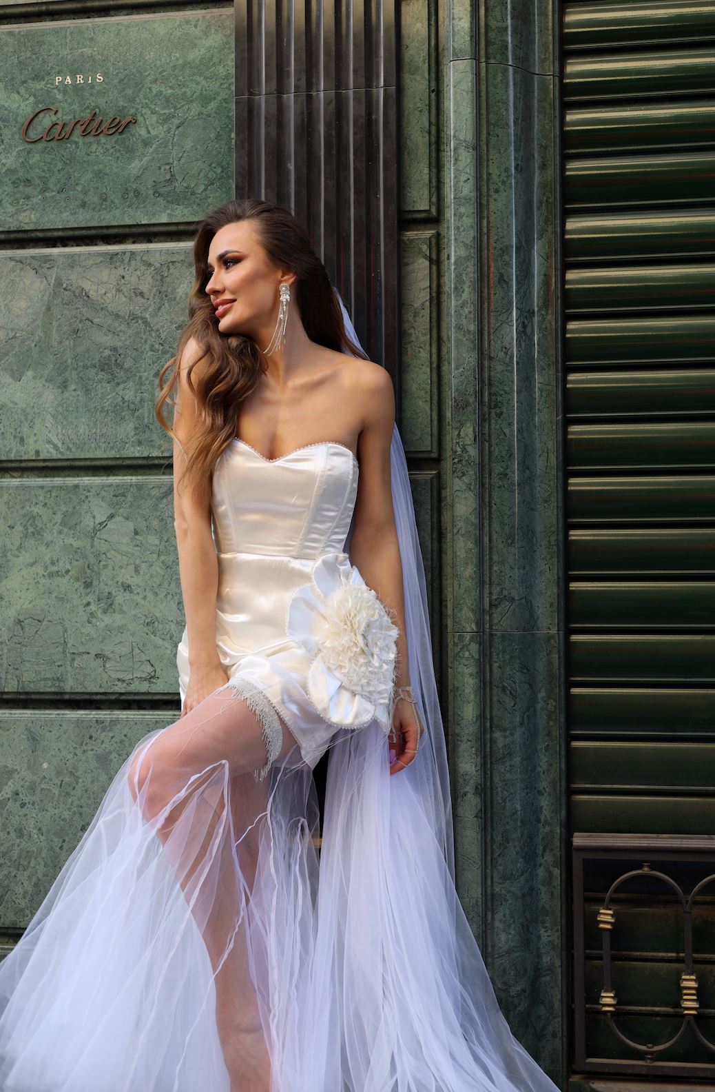 Ribbon Corset Dress - Celestia Couture