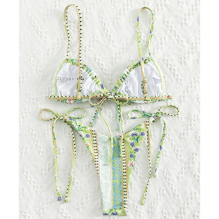 Floral Femme Print Bikini  -multiple colors