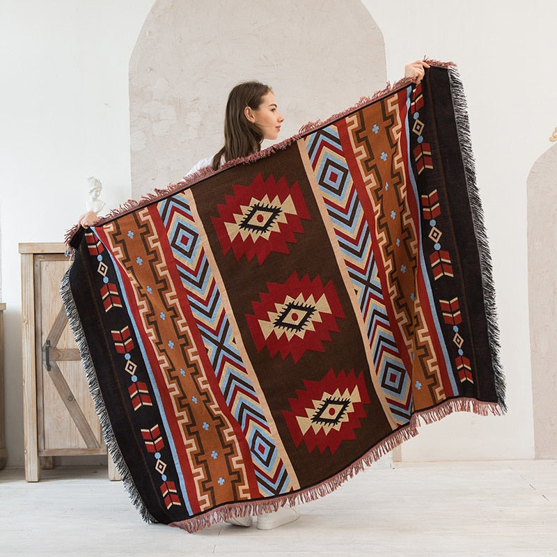 Tribal Boho Rugs &amp; Blankets - Outdoor or Indoor