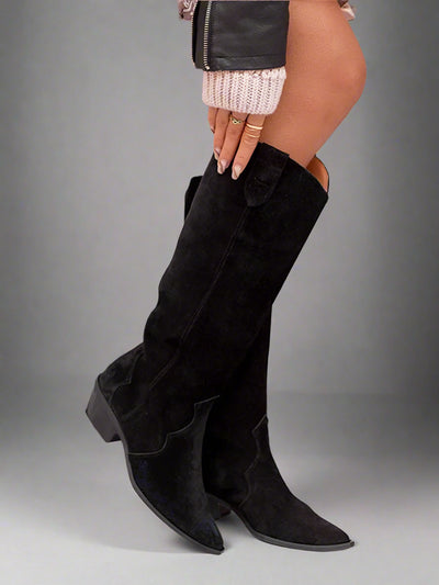 Sienna Suede Knee High Boots
