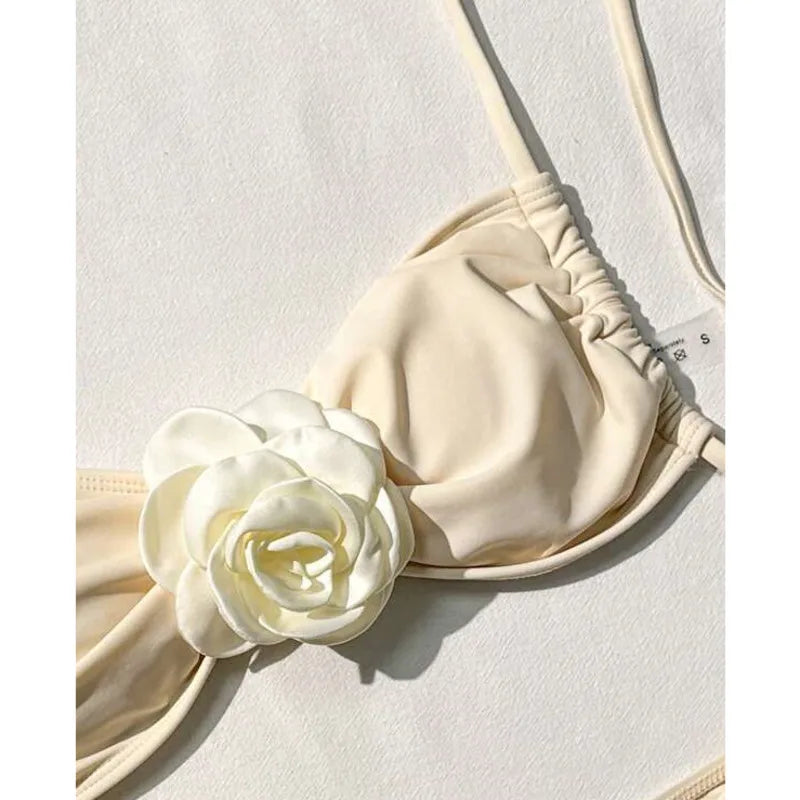 Sunset Bliss High-Waist Bikini | 2024 Swimwear Trend - Celestia Couture