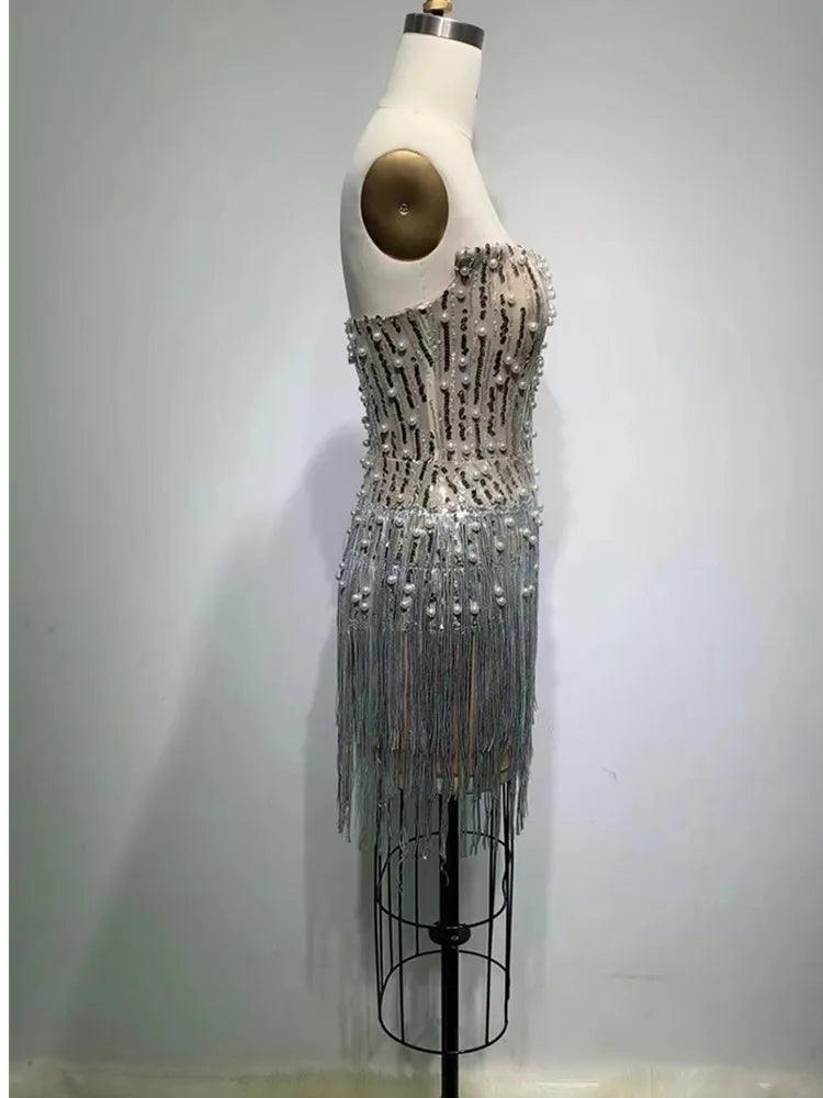 SUPREME SPARKLEC DRESS - Celestia Couture