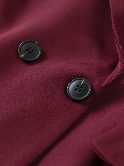 LIZA Wine Red Blazer