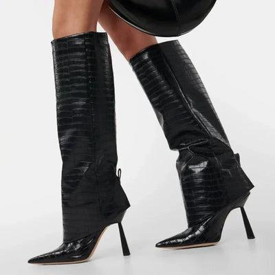 VIVANIA Knee-High Boots High Heels
