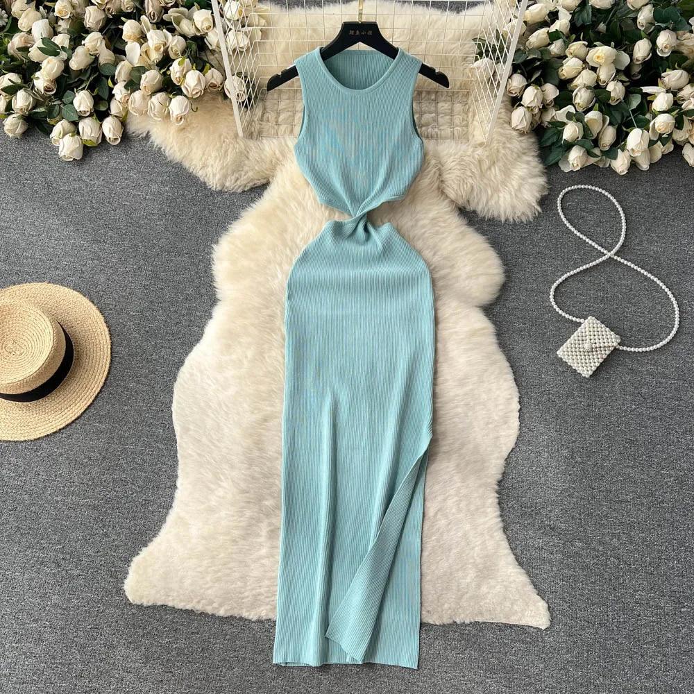 Elysian Knot Bodycon Dress - Celestia Couture
