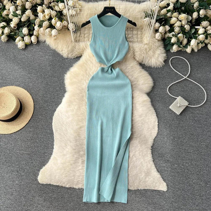 Elysian Knot Bodycon Dress - Celestia Couture