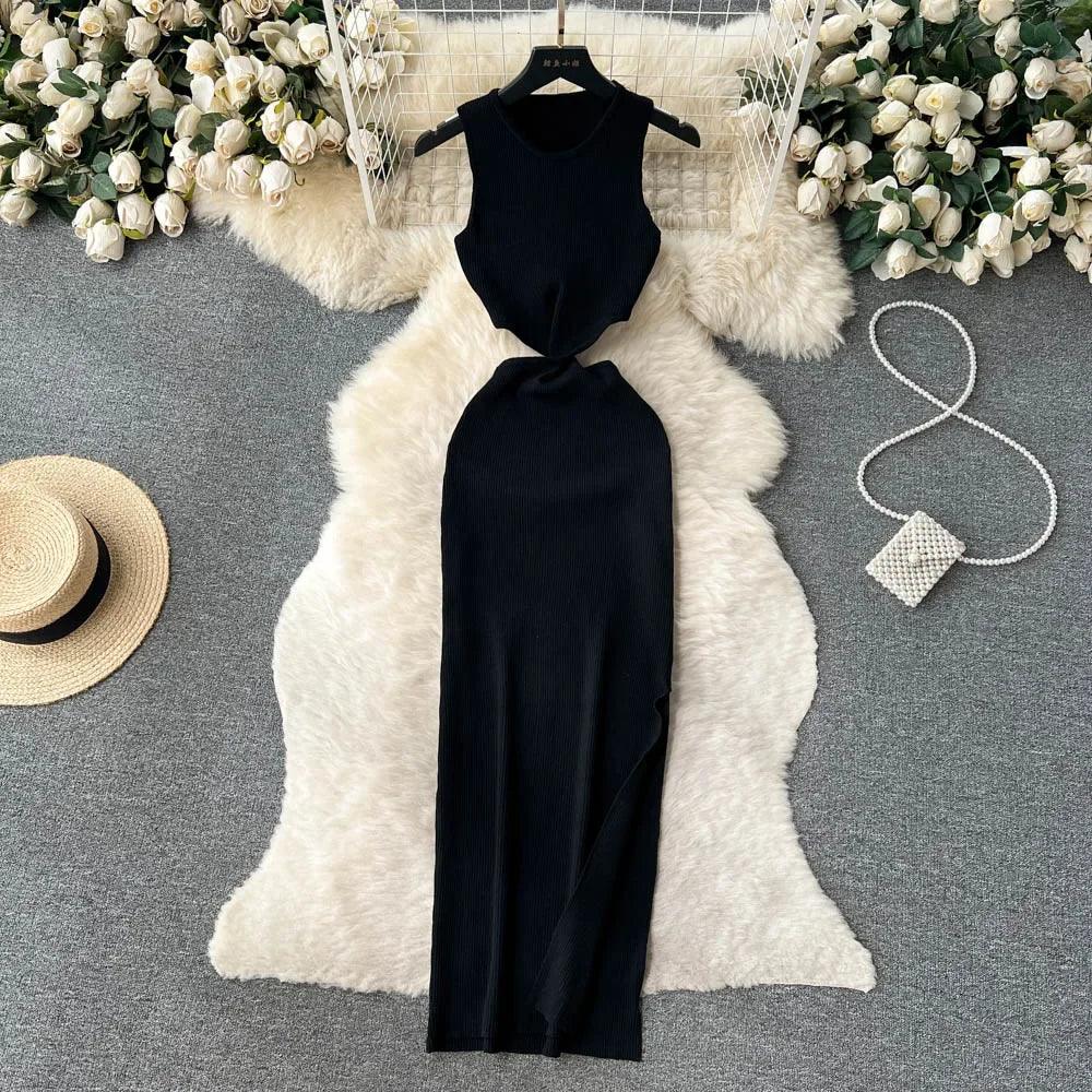Elysian Knot Bodycon Dress - Celestia Couture