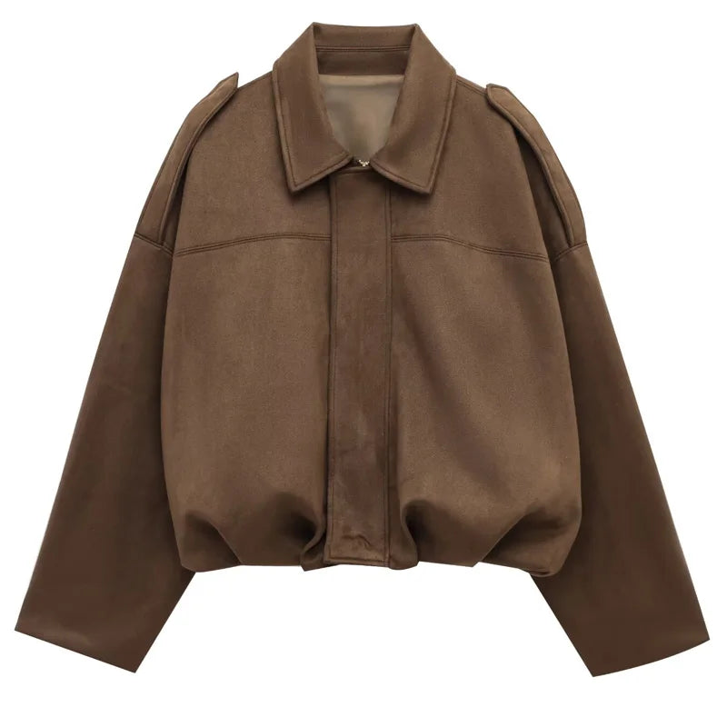 Noah Suede Bomber Jacket