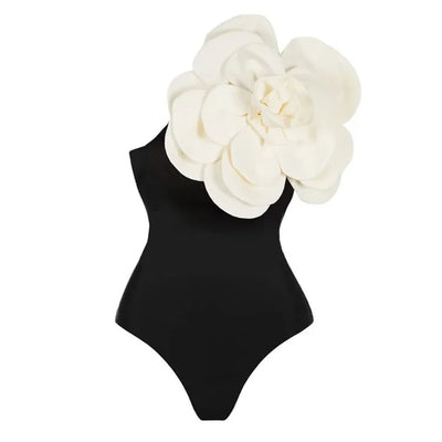 Eden Bloom 3D Floral Swimsuit - Celestial Couture
