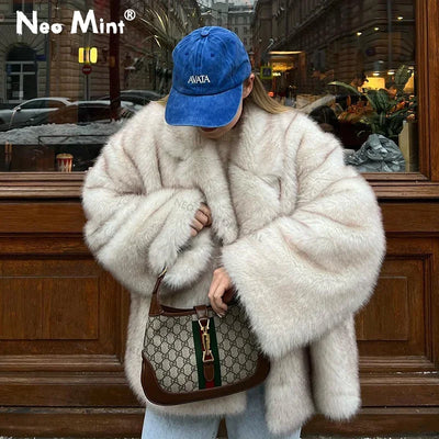 VeluxeCo™ Luxe Winter Statement Coat