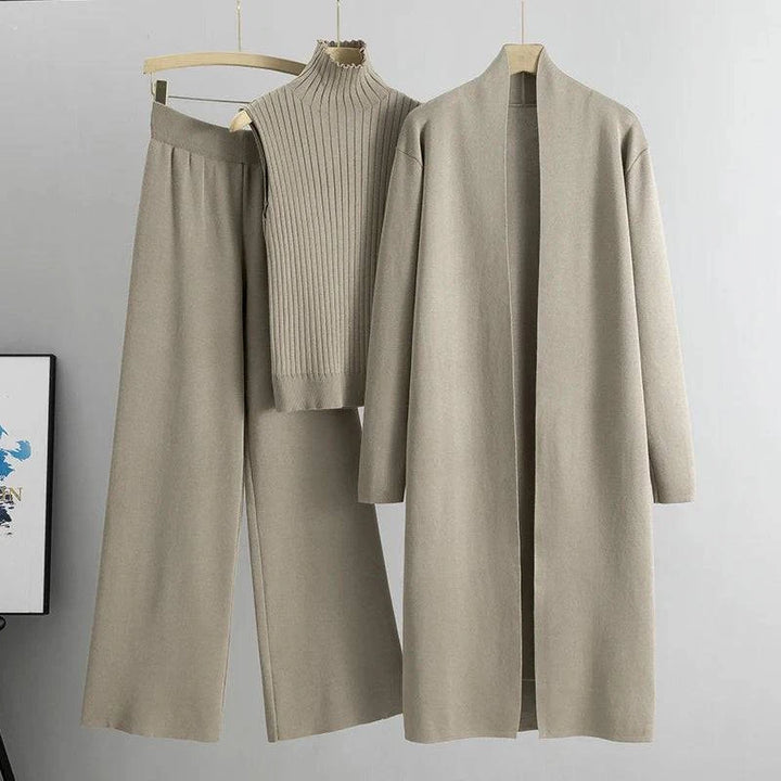 Vintage Knitted 3-Piece Set - Celestia Couture