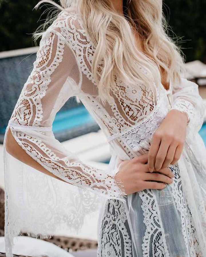 Lace Crochet Beach Dress / Cardigan
