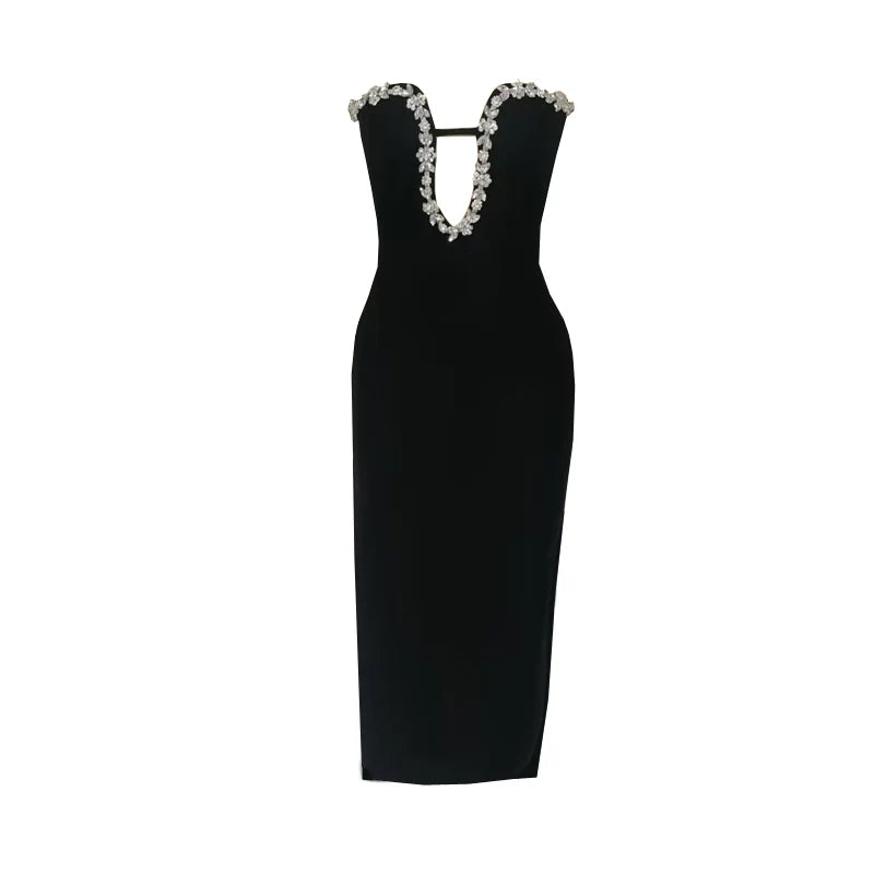 Black Siren Dress - Celestia Couture