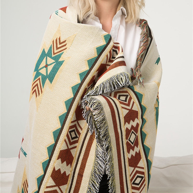 Tribal Boho Rugs &amp; Blankets - Outdoor or Indoor