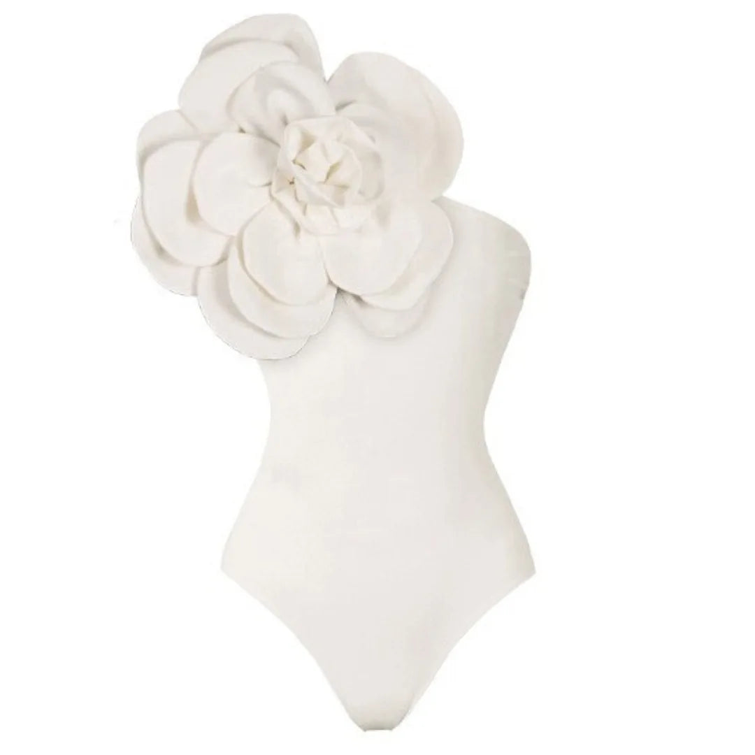 Eden Bloom 3D Floral Swimsuit - Celestial Couture