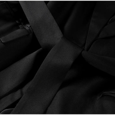 KAREN Elegant Belt Blazer