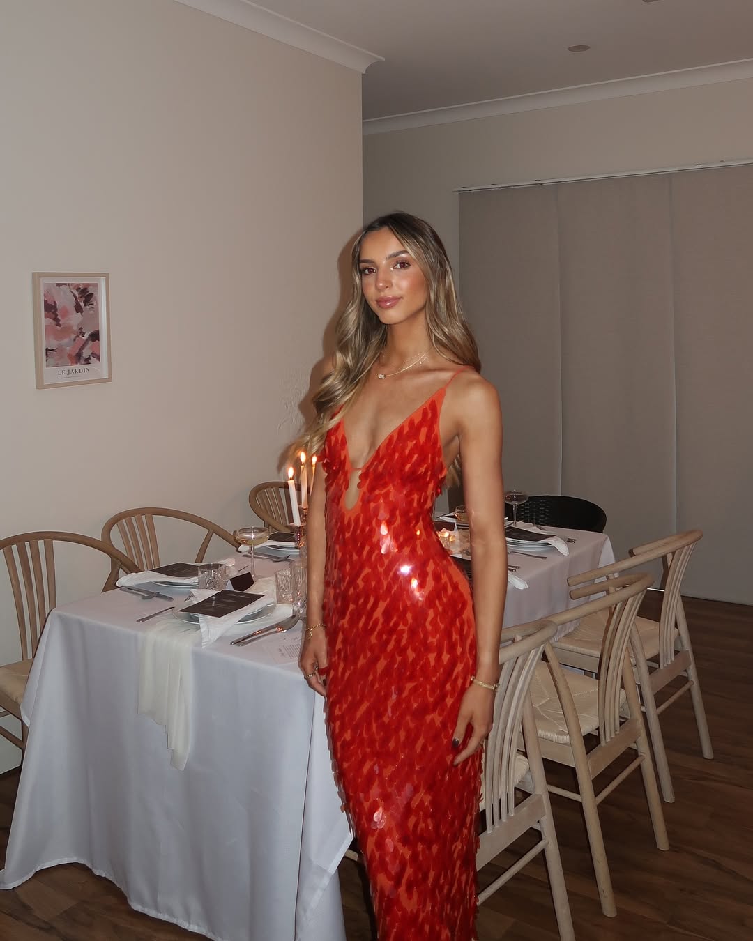 Kailani | Sequin Maxi Long Dress - Celestia Couture