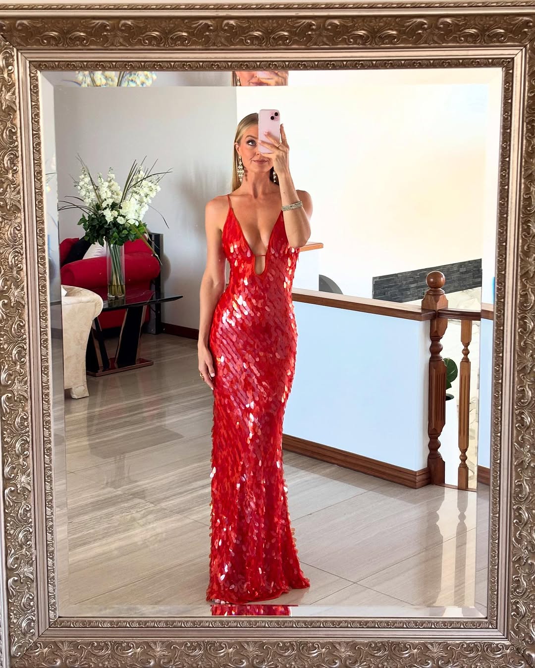 Kailani | Sequin Maxi Long Dress - Celestia Couture