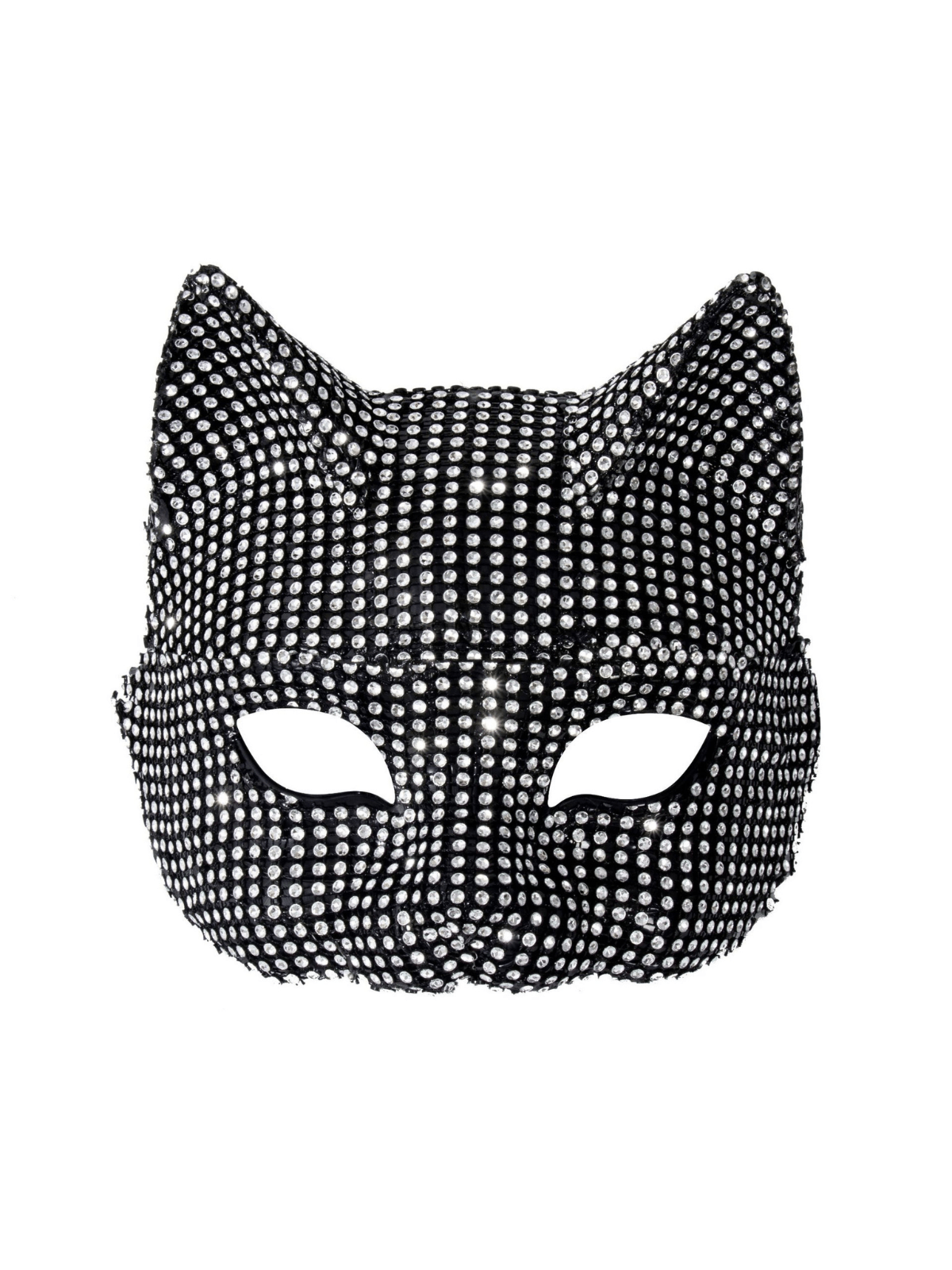 Enchanting Styx Crystal Cat Mask - Celestial Couture
