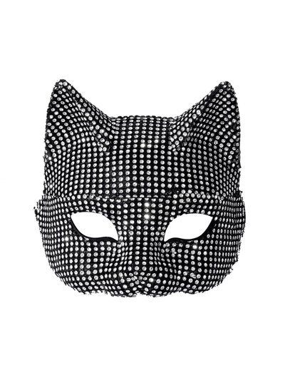 Enchanting Styx Crystal Cat Mask - Celestial Couture