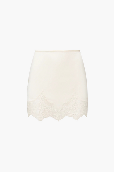 ROUÉE Lace Mini Skirt