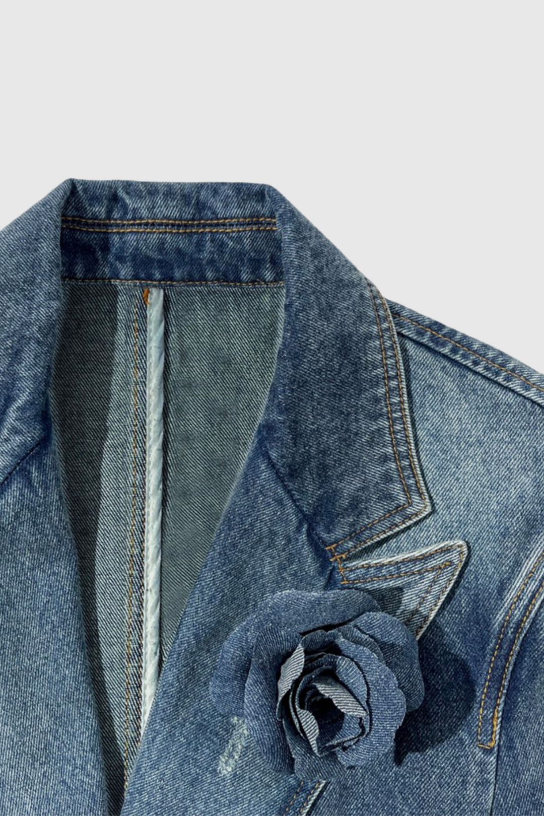 Valery Flower Peak Lapel Jacket - Celestia Couture