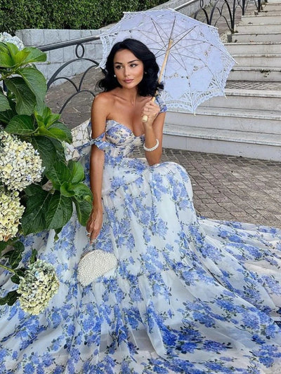Cloe Enchanted Sleeveless Waist Dress - Celestial Couture