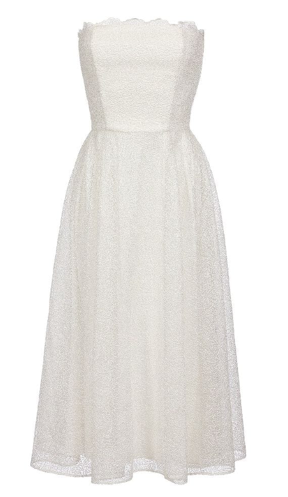 Draped Bodice Midi Dress (2)