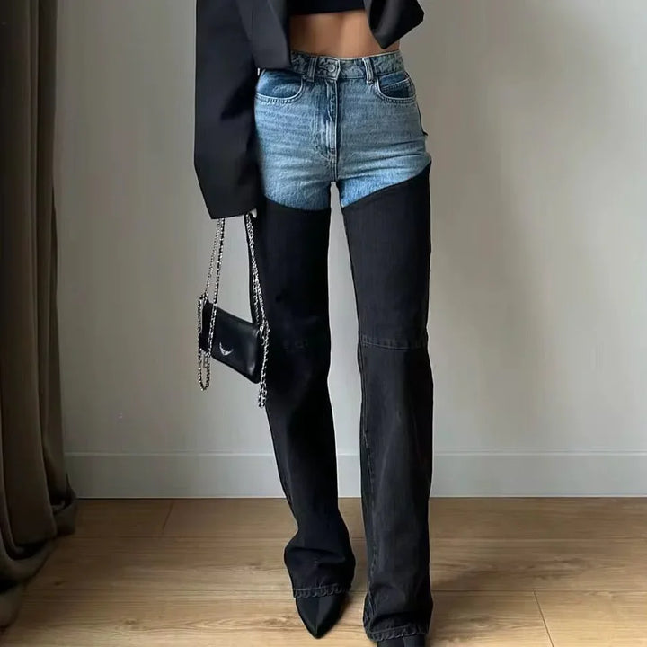 Bestseller Stylish Two Colored Jeans