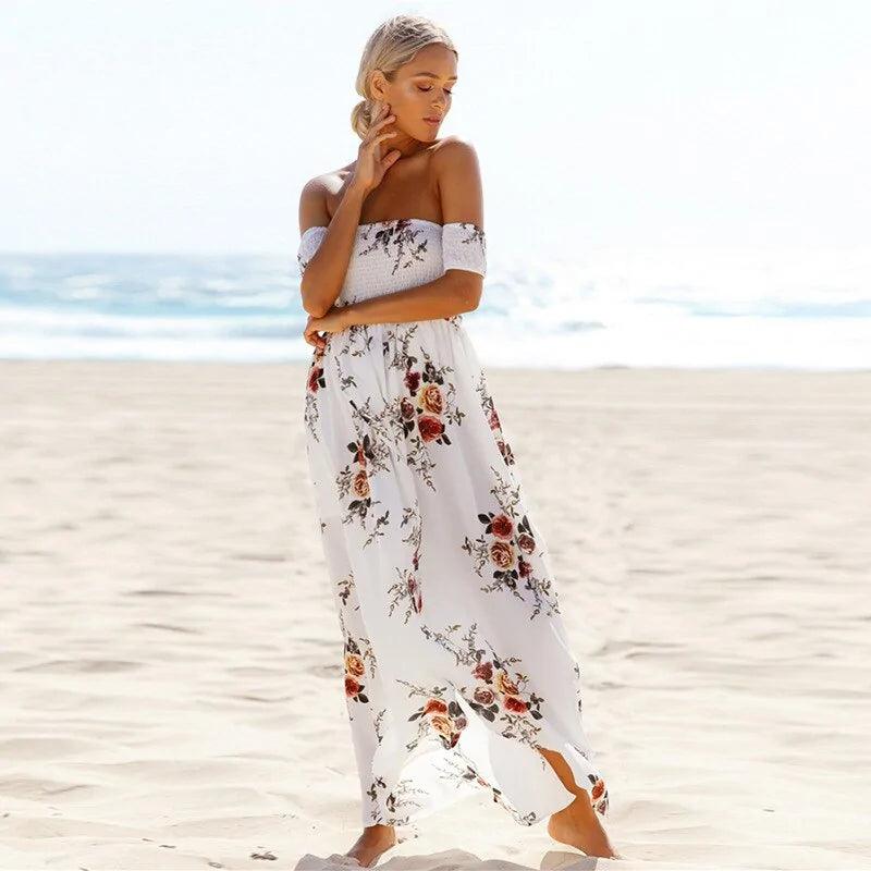 Sexy Floral Beach Summer Dress - Celestial Couture