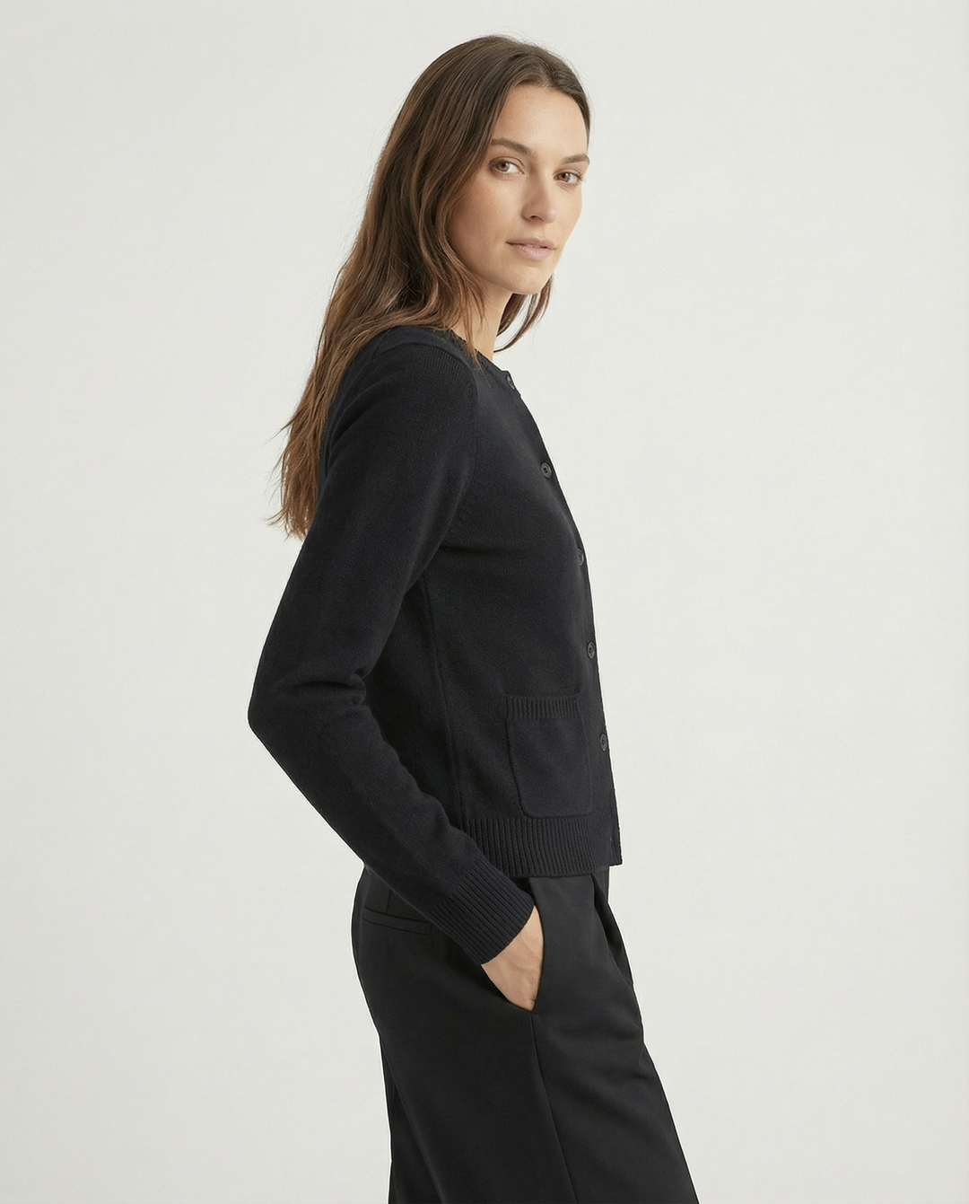Harlow Wool Knit Cardi