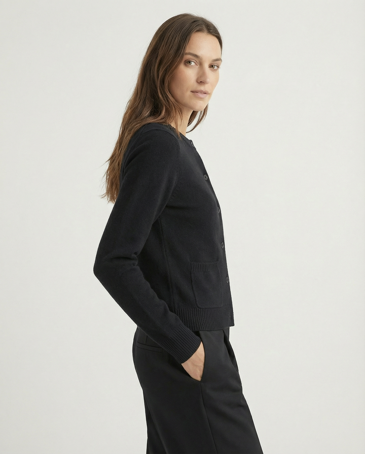 Harlow Wool Knit Cardi