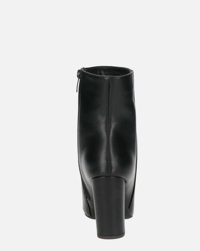 OLIVIA - stivaletti con cerniera in PU nero