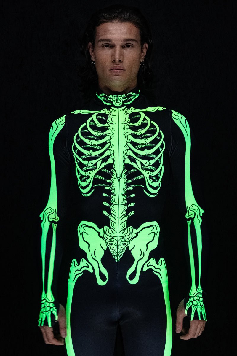 Acid Skeleton Men's Costume