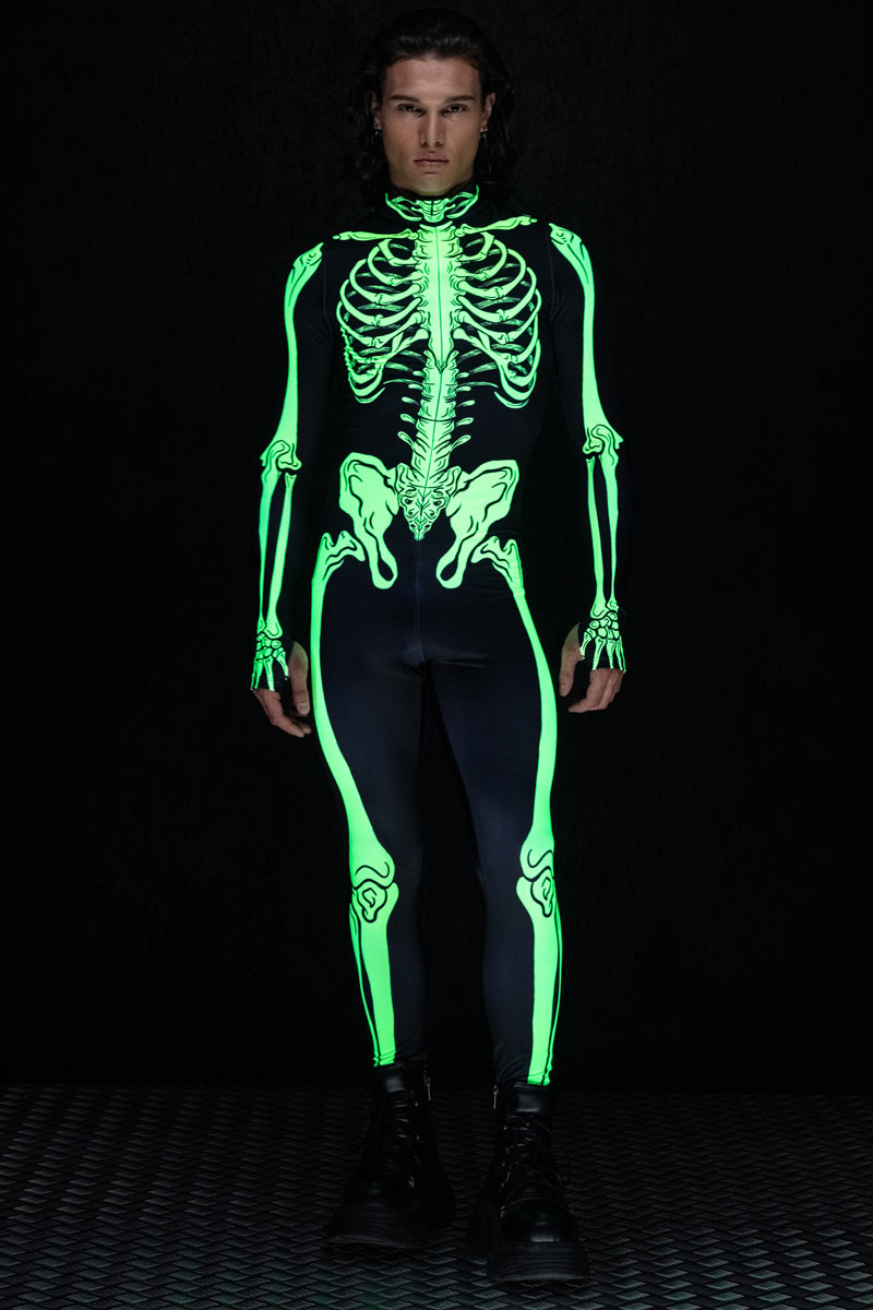 Acid Skeleton Men's Costume