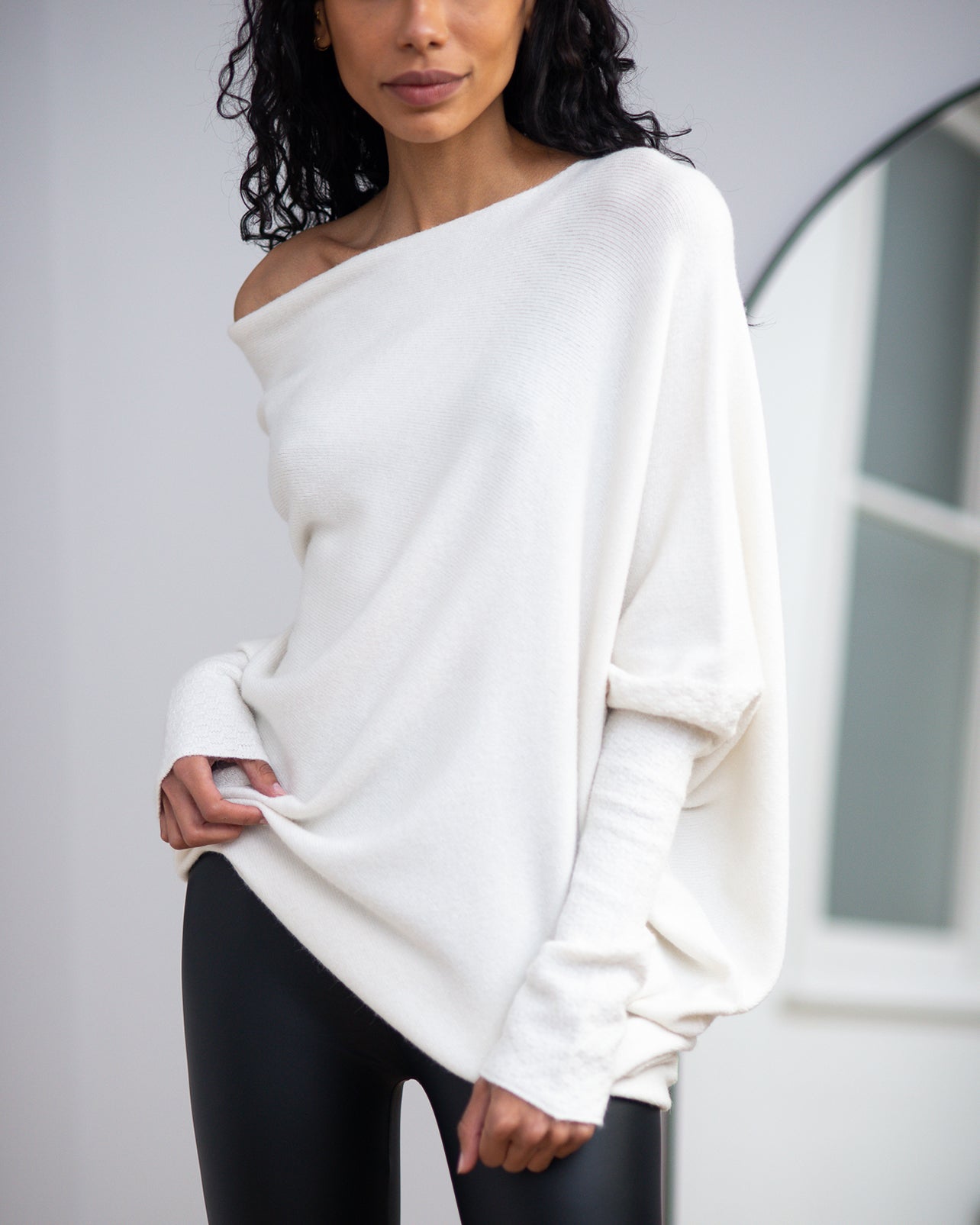 Asymmetric Draped | Ivory